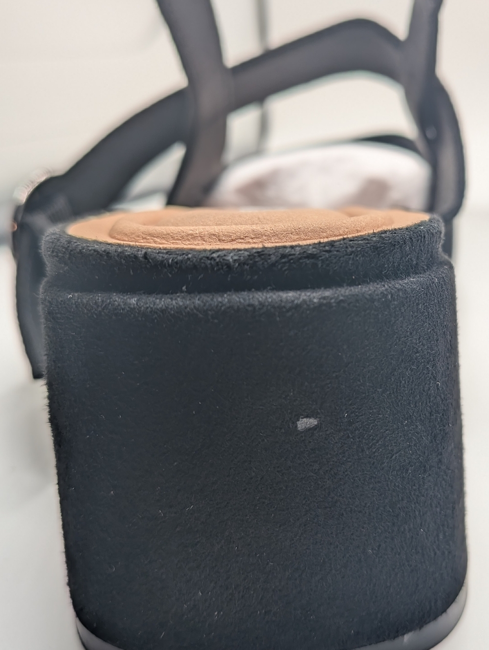 Slingback Mary Jane -NWB-9WW SUEDE Black - Picture 14 of 15